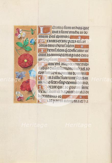 Hours of Queen Isabella the Catholic, Queen of Spain: Fol. 148v, c. 1500. Creator: Master of the First Prayerbook of Maximillian (Flemish, c. 1444-1519); Associates, and.