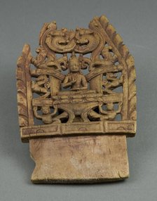 Crown Panel Depicting a Tathaghata, 12th century. Creator: Unknown.