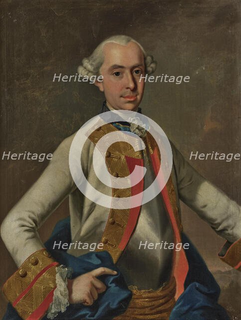 Portrait of Prince Christian Carl of Stolberg-Gedern (1725-1764), 18th century. Creator: Anonymous.