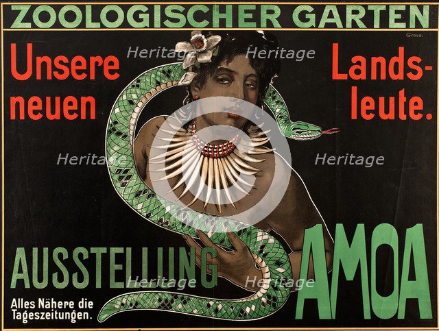 Exhibition Samoa. Our new fellow countrymen, 1901.