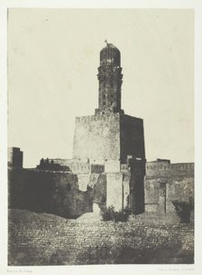 Mosquée du Khalife Haakem Biamrillah, Le Kaire, 1849/51, printed 1852. Creator: Maxime du Camp.