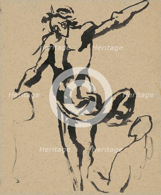 Gesture, movement study, 1940-1944. Creator: Ján Novák.