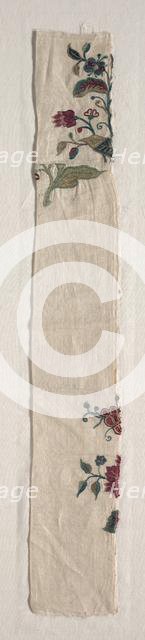 Embroidered Cover, 1700s. Creator: Unknown.