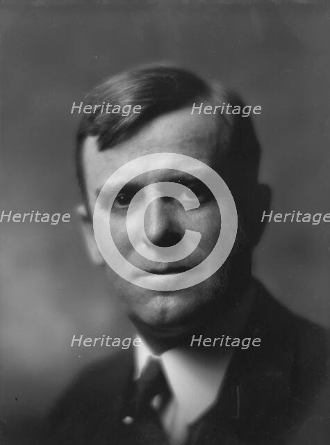 McPhee, W.P., Mr., portrait photograph, 1917 May 25. Creator: Arnold Genthe.