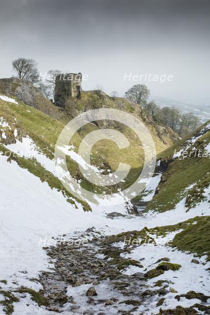 Peveril Castle, Castleton, Derbyshire, 2018. Creator: Alun Bull.