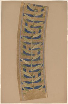 Study for a Border Design, 1890/1897. Creator: Charles Sprague Pearce.