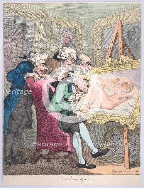 Connoisseurs, June 20, 1799., June 20, 1799. Creator: Thomas Rowlandson.