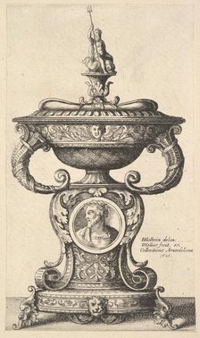 Two handled cup, 1646. Creator: Wenceslaus Hollar.