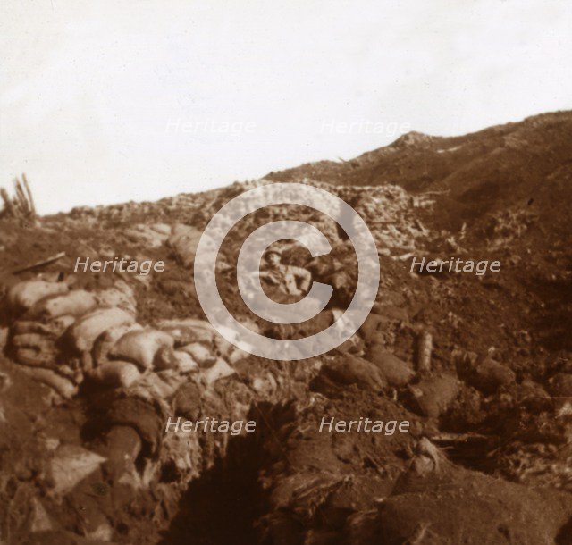 Vauquois, northern France, c1914-c1918. Artist: Unknown.