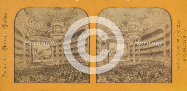 Salle du Nouvel Opera., 1870s-1880s. Creators: Albert Hautecoeur, Maison Martinet.