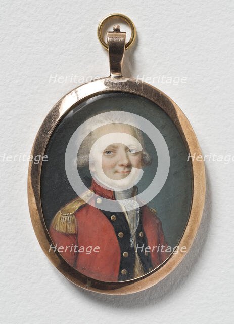 An Unknown Officer, late 18th-early 19th century. Creator: Cornelius Hoyer.