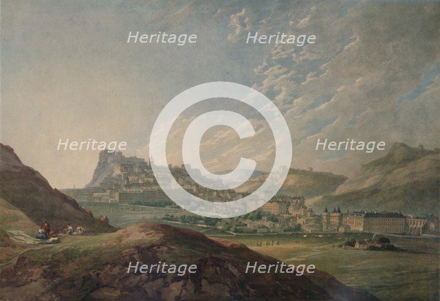 'Edinburgh from Arthur's Seat', 1778, (1935). Artist: Thomas Hearne.