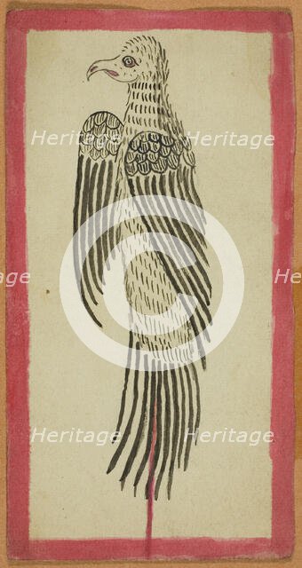 Sacrificed Animal from a Set of Four Ritual Cards (Tsakalis), Mongolia, 20th century. Creator: Unknown.