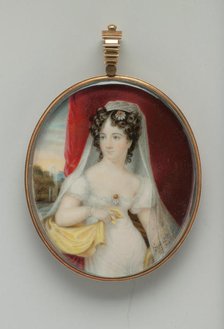 Portrait of a Lady, 1830. Creator: Frederick R. Spencer.