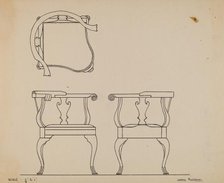 Corner chair, probably 1936. Creator: Lorenz Rothkranz.