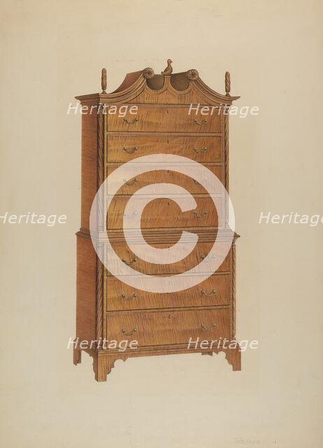 Chest-on-Chest, c. 1939. Creator: Lawrence Phillips.