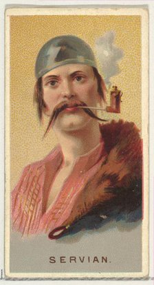 Serbian, from World's Smokers series (N33) for Allen & Ginter Cigarettes, 1888. Creator: Allen & Ginter.