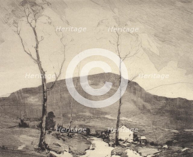 House in the Hills, c1890-1949. Creator: Chauncey Foster Ryder.