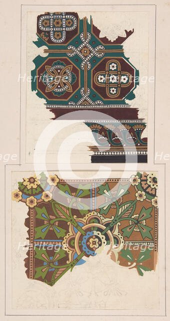 Design drawing, ca. 1883, based on earlier design. Creator: Christopher Dresser.