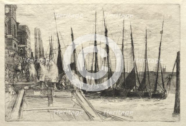 Billingsgate, 1859. Creator: James McNeill Whistler (American, 1834-1903).