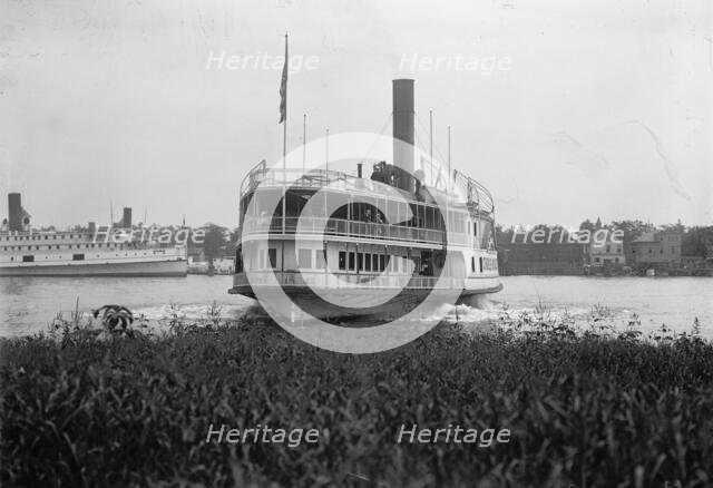 Steamer "Charles Macalester" On The Potomac River, 1917 or 1918. Creator: Harris & Ewing.