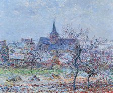 L'église de Bennecourt, 1901. Creator: Loiseau, Gustave (1865-1935).