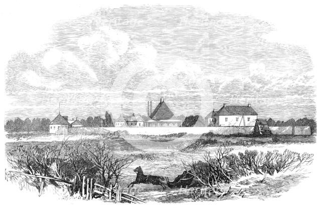 Stone Fort, Red River Settlement, 1870. Creator: Unknown.