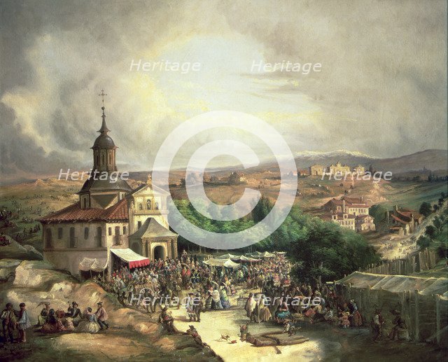 Pilgrimage to the hermitage of San Isidro in Madrid.