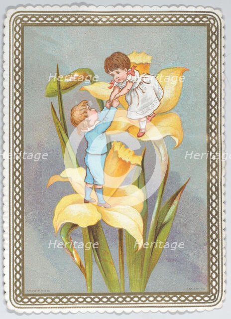 Valentine, 1875-1880. Creator: Catherine Greenaway.