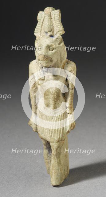 Crowned Male Figure, Late Period (724-333 BCE). Creator: Unknown.