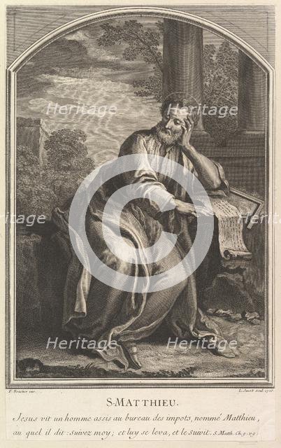 Saint Matthew, 1726. Creator: Louis Jacob.