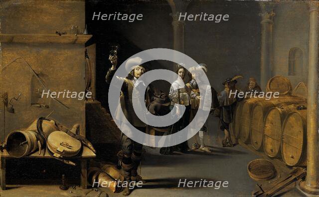 The Wine Connoisseurs, c.1640-c.1642. Creator: Jacob Duck.