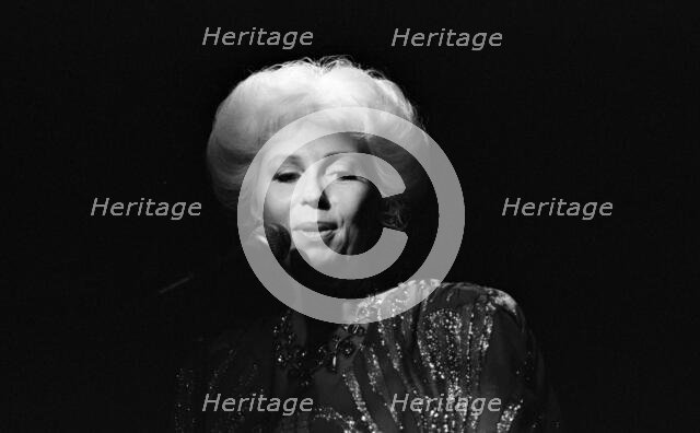 Marion Montgomery, Ronnie Scott's Jazz Club, Soho, London, Mar 1987. Creator: Brian O'Connor.