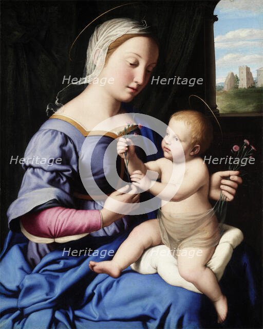 Madonna and Child, mid-17th century. Creator: Giovanni Battista Salvi da Sassoferrato.