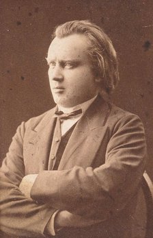 Portrait of the composer Johannes Brahms (1833-1897), 1872.