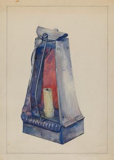 Lantern, c. 1936. Creator: John Oster.