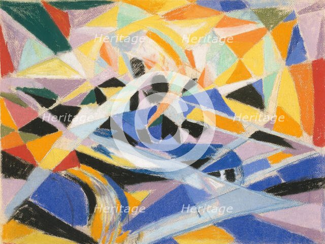 Futurist Composition, 1914. Creator: Stella; Joseph (1877-1946).