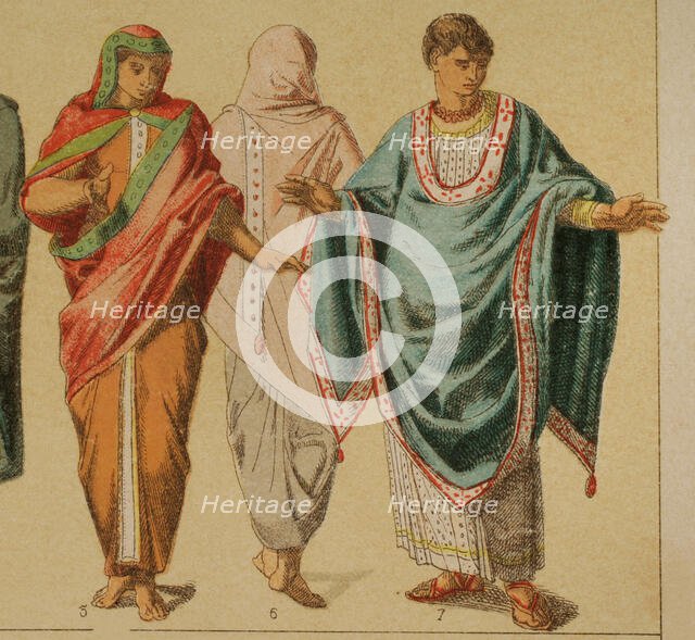 Etruscan Clothing, 1881.  Creator: Unknown.