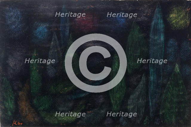 Nächtliche Landschaft (Nocturnal landscape), 1937. Creator: Klee, Paul (1879-1940).