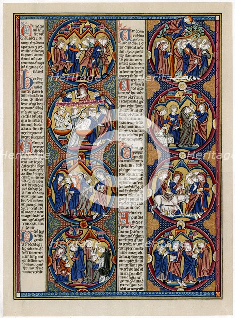 Bible scenes, late 13th century. Artist: Unknown