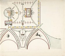 Design for a Vestibule, 19th century. Creator: Anon.