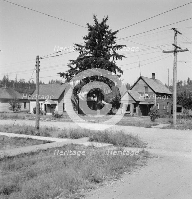 Type of residence, one block off main street,  Tenino, Thurston County, Western Washington, 1939. Creator: Dorothea Lange.