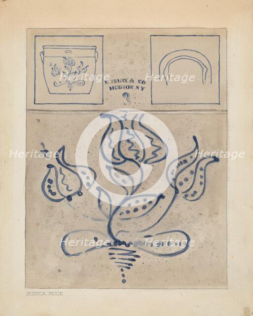 Crock, c. 1937. Creator: Jessica Price.