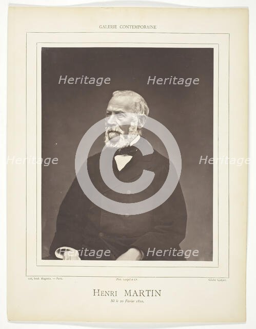 Henri Martin, c. 1876. Creator: Etienne Carjat.
