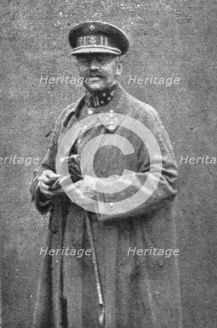 'Le deuxieme anniversaire de L'Yser; le general Jacques', 1916. Creator: Unknown.