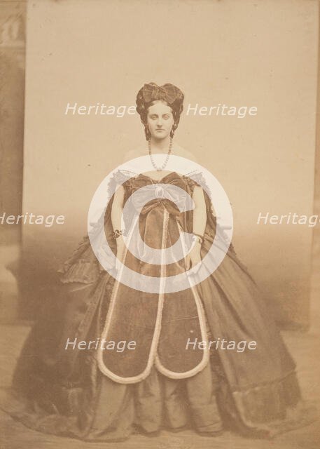 Le noeud rouge, 1860s. Creator: Pierre-Louis Pierson.