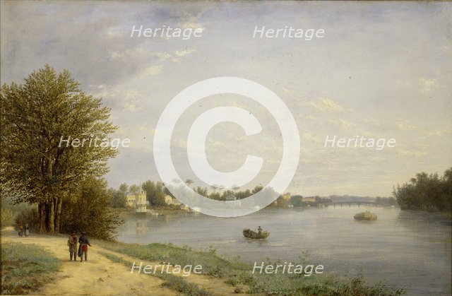 View of the Yelagin Island. Artist: Chernetsov, Nikanor Grigoryevich (1805-1879)