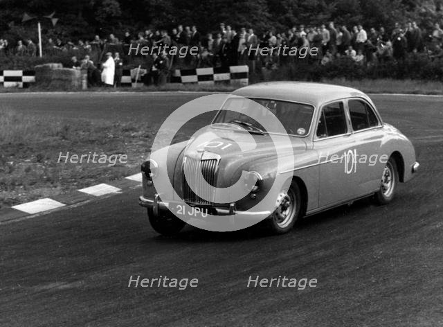 MG Magnette ZB, Foster, 1958 Brands Hatch. Creator: Unknown.