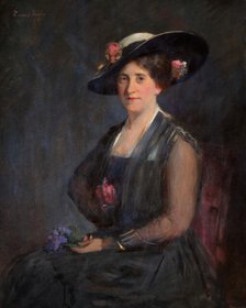Portrait Of Olga Myers (Mrs), 1915. Creator: Emil Fuchs.