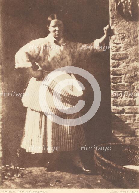 A Newhaven Fisherwoman, 1844. Creators: David Octavius Hill, Robert Adamson.